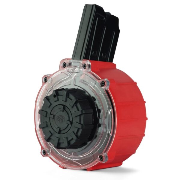 Armsco Shotgun Drum Magazine 20/rd Red with Black Parts - Precision Shot Firearms