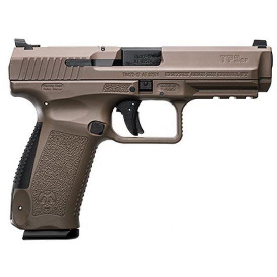 Century Arms Canik TP9SF Handgun 9mm Luger 18rd Magazines 4.46" Barrel FDE Grip with Accessory Kit - Precision Shot Firearms
