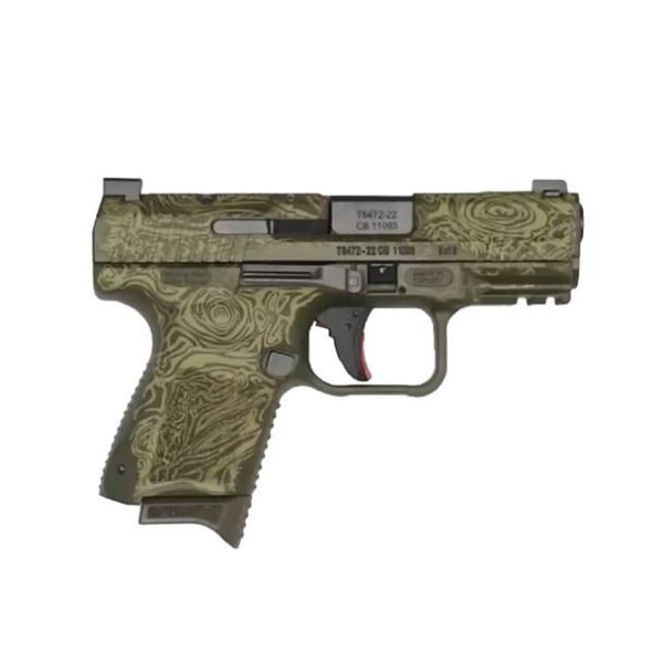 Century Arms Canik TP9 Elite SC 9mm Luger 12rd Magazine 3.5" Barrel Damascus Green w/Full Kit - BLEMISHED - Precision Shot Firearms
