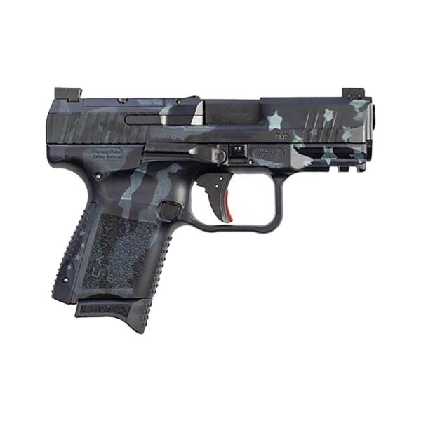 Century Arms Canik TP9 Elite SC 9mm Luger 12rd Magazine 3.5" Barrel We the People Blue w/Full Kit- BLEMISHED - Precision Shot Firearms