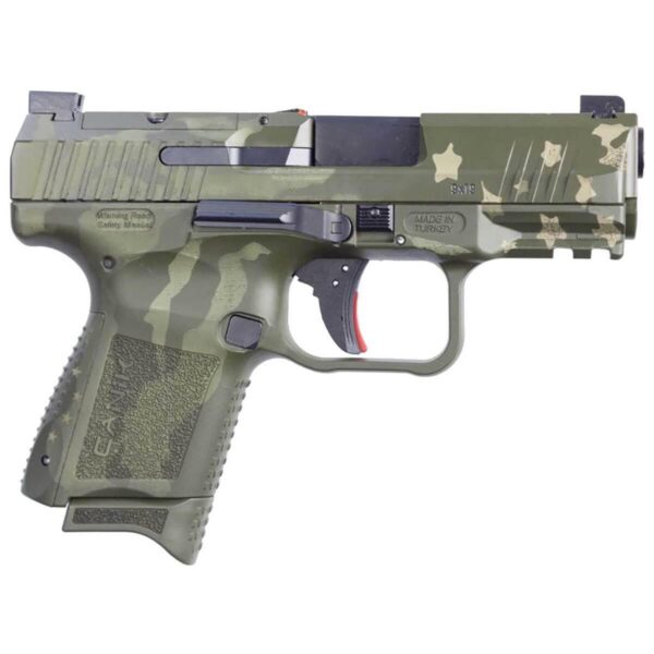 Century Arms Canik TP9 Elite SC 9mm Luger 12rd Magazine 3.5" Barrel We the People Green w/Full Kit - BLEMISHED - Precision Shot Firearms