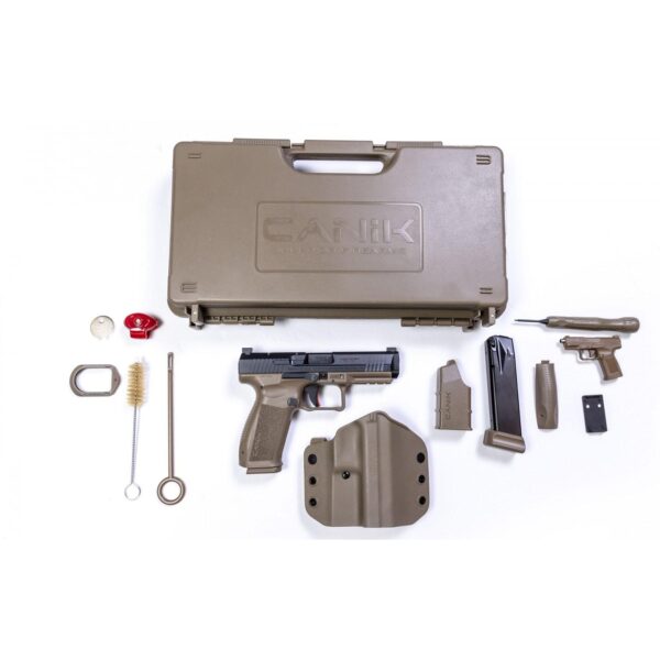 Century Arms Canik METE SFT Handgun 9mm Luger 20rd Magazine 4.46" Barrel FDE Grip - Precision Shot Firearms
