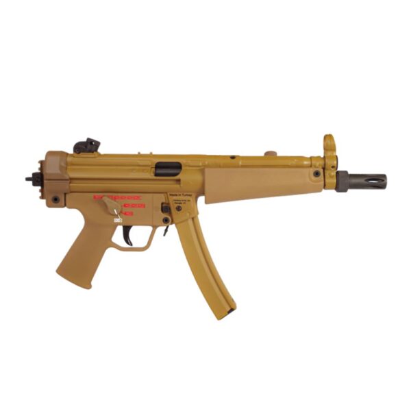 Century Arms AP5 RAL800 Handgun 9mm Luger 30rd Magazines (3) 8.9" 1/2x28 Threaded Barrel FDE - Precision Shot Firearms