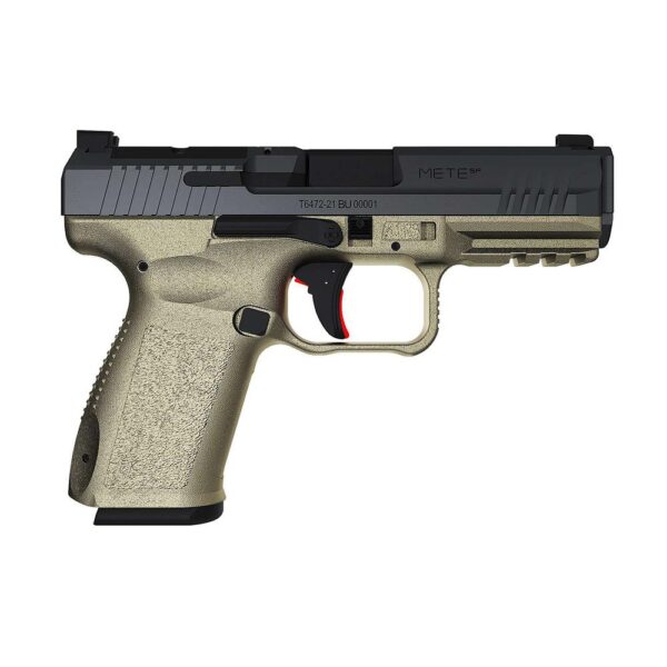 Canik Mete SF Handgun 9mm Luger 15rd Magazine 4.08" Barrel Black/FDE - Precision Shot Firearms