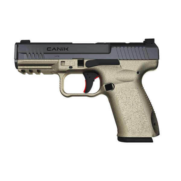 Canik Mete SF Handgun 9mm Luger 15rd Magazine 4.08" Barrel Black/FDE - Precision Shot Firearms