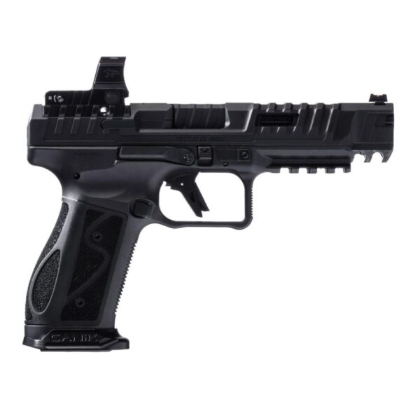 Canik SFx Rival-S Dark Side Handgun 9mm Luger 18rd Magazines (2) 5" Barrel Black with MO2 Optic - Precision Shot Firearms