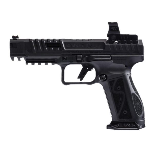 Canik SFx Rival-S Dark Side Handgun 9mm Luger 18rd Magazines (2) 5" Barrel Black with MO2 Optic - Precision Shot Firearms