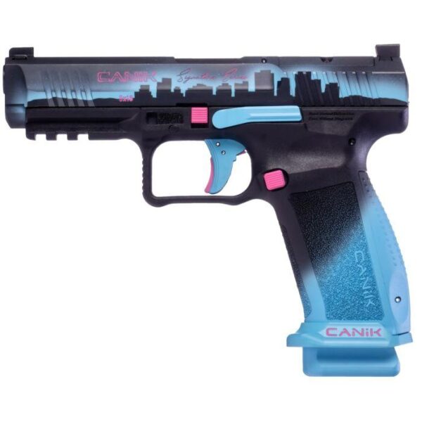 Century Arms Signature Series Canik METE SFT Miami Nights Black Handgun 9mm Luger 18&20rd Magazines 4.46" Barrel - Precision Shot Firearms