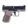 Canik Mete MC9 Handgun 9mm Luger 12 and 15rd Magazines (2) 3.18" Barrel Black Slide FDE Frame - Precision Shot Firearms