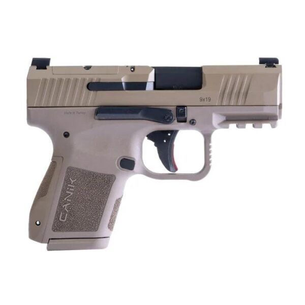 Century Arms Canik METE MC9 CA Compliant Handgun 9mm Luger 10rd Magazine(2) 3.18" Barrel FDE Frame - Precision Shot Firearms