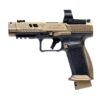 Canik TTI Combat Handgun 9mm Luger 18rd Magazines (2) 4.6" Barrel Black and Bronze with Mecanik M03 Optic - Precision Shot Firearms