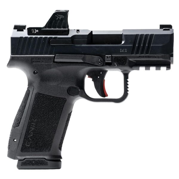 Canik Mete MC9L Handgun 9mm Luger 17rd Magazines(2) 3.18" Barrel Optic Ready Black w/MeCANiK MO1 - Precision Shot Firearms