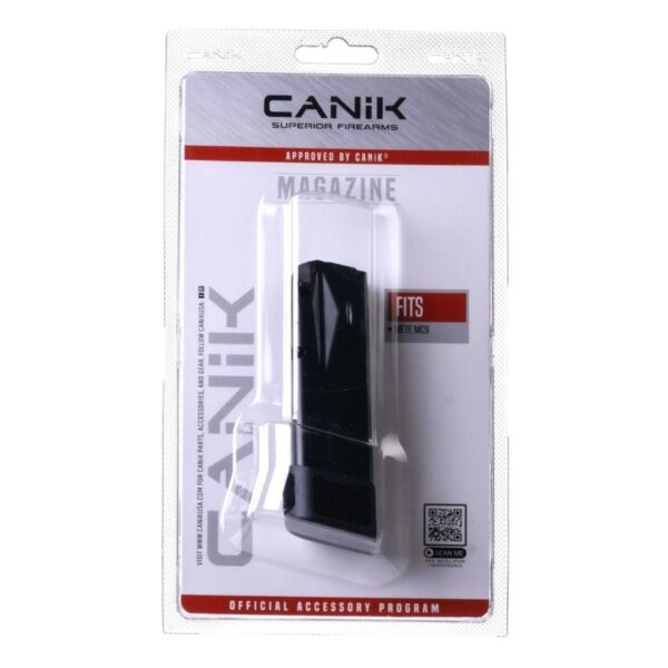 Canik Mete MC9 Handgun Magazine with Grip Extension Black 9mm Luger 15/rd - Precision Shot Firearms