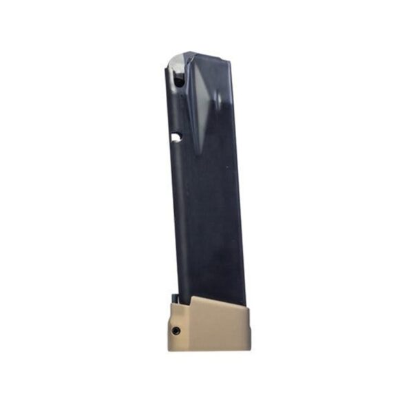 Canik TTI Combat Handgun Magazine 9mm Luger 18rd with TTI +3 Bronze Extension 21rd - Precision Shot Firearms