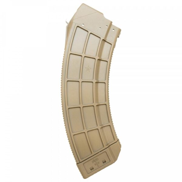 Century Arms US Palm AK30 Magazine w/Steel Latch FDE 7.62x39mm 30/rd - Precision Shot Firearms