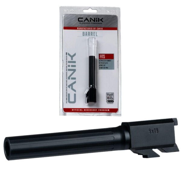 Canik Steel Drop in Barrel for Select 9mm Canik Pistols Compact Fluted Black - Precision Shot Firearms