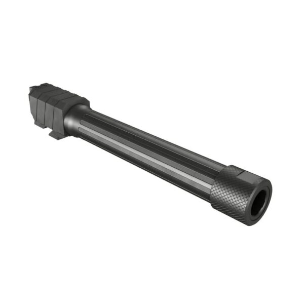 Canik Full Size Fluted Threaded 5" Barrel for Canik Handguns Black - Precision Shot Firearms