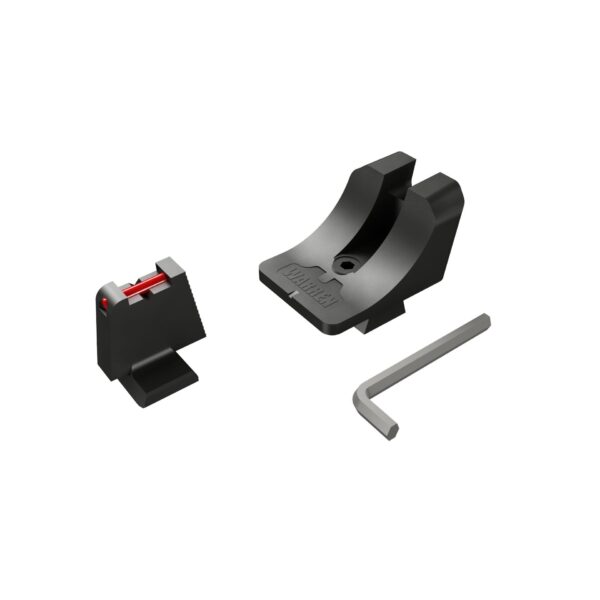 Canik Warren Tactical Suppressor Sight Fiber Front Wide Blacked Out Rear - Precision Shot Firearms