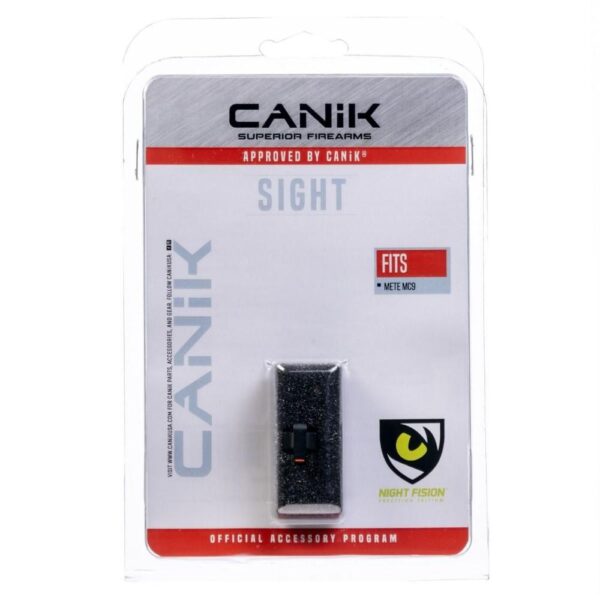 Canik METE MC9 Tritium Night Fision Night Sight Front Sight Orange - Precision Shot Firearms