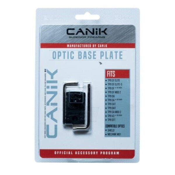 Canik Optic Base Plate (A) for Non Optic Ready Pistols Black - Precision Shot Firearms