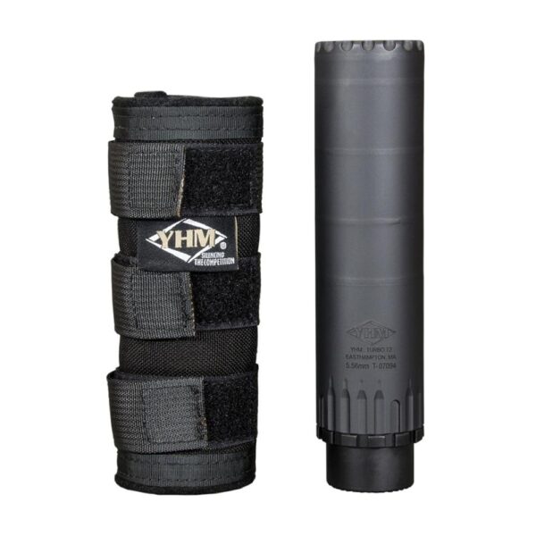 YHM Sound Suppressor Cover 5.5" Black - Precision Shot Firearms