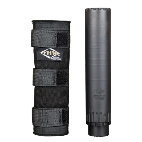 YHM Sound Suppressor Cover 6.875" Black - Precision Shot Firearms