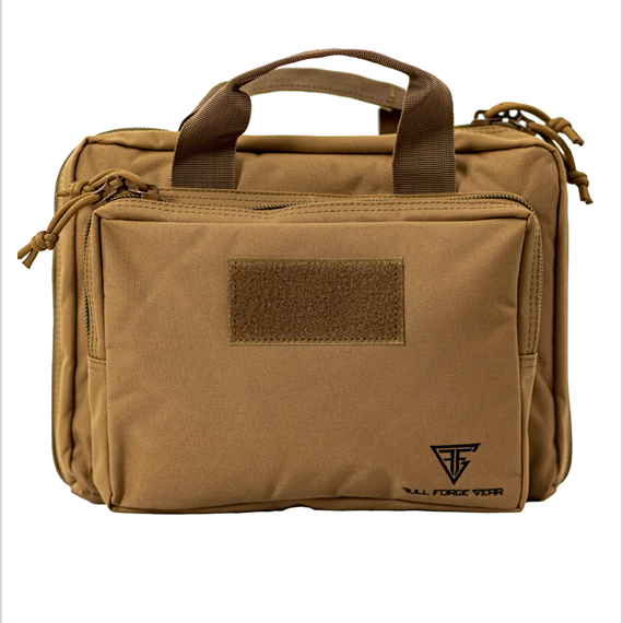 Full Forge Gear CAT-2 Double Pistol Case Tan - Precision Shot Firearms