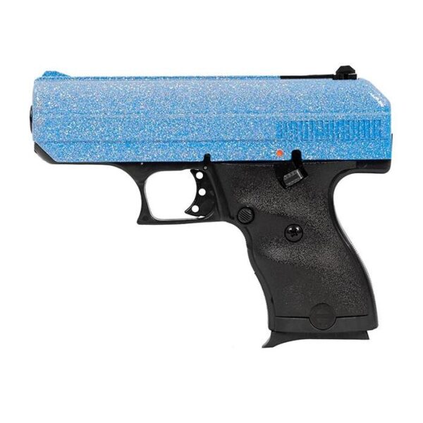 HiPoint C-9 Blue Sparkle Handgun 9mm Luger 8rd Magazine 3.5" Barrel Blue Slide with black Grip - Precision Shot Firearms