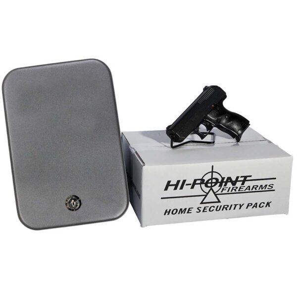 Hi-Point C9 Compact Handgun 9mm Luger 8rd Magazine 3.5" Barrel W/Home Security Pack (Lock Box) - Precision Shot Firearms