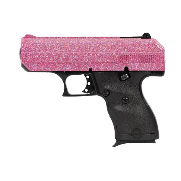HiPoint C-9 Pink Sparkle Handgun 9mm Luger 8rd Magazine 3.5" Barrel Pink Slide with black Grip - Precision Shot Firearms