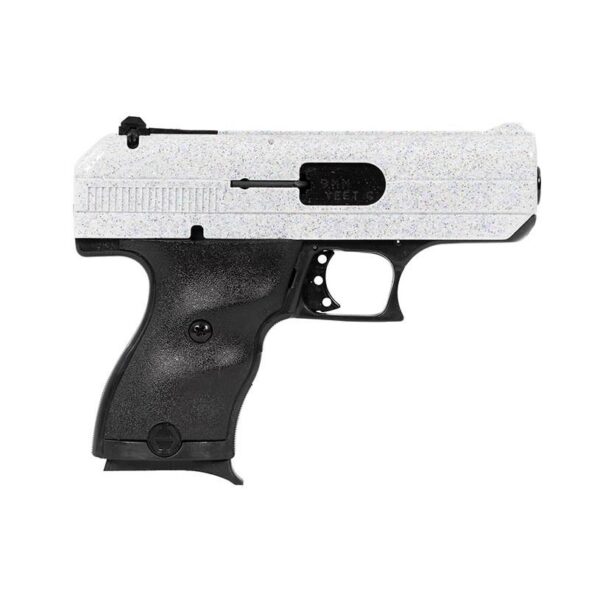HiPoint C-9 White Sparkle Handgun 9mm Luger 8rd Magazine 3.5" Barrel White Slide with black Grip - Precision Shot Firearms