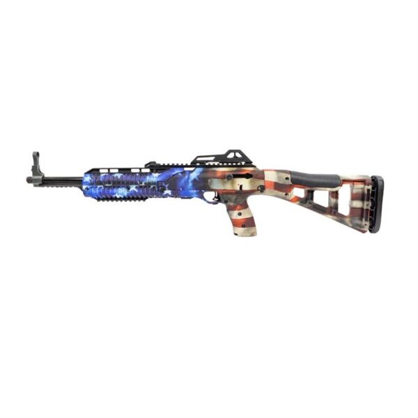 Hi-Point 9TS Carbine 9mm Luger 10rd Magazine 16.5" Barrel Grand Union Flag Pattern Stock - Precision Shot Firearms