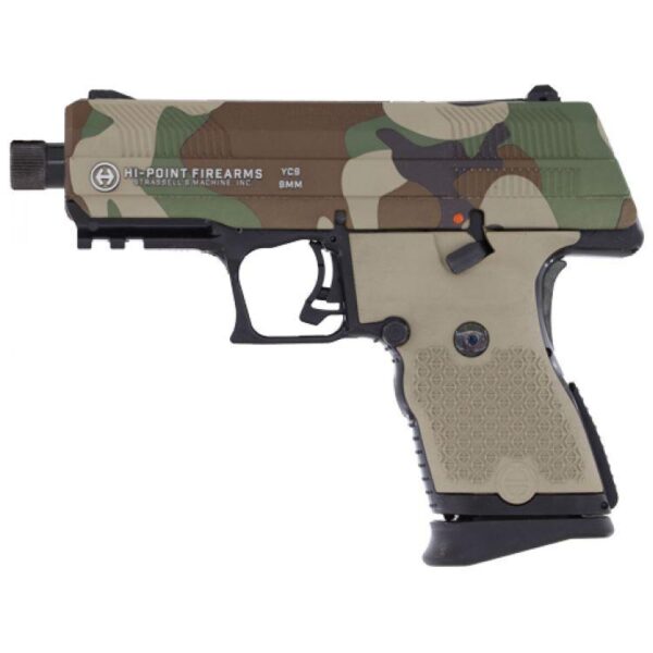 Hi-Point Firearms Yeet Cannon M81 Slide Handgun 9mm Luger 8rd Magazine 3.5" Threaded Barrel Black - Precision Shot Firearms