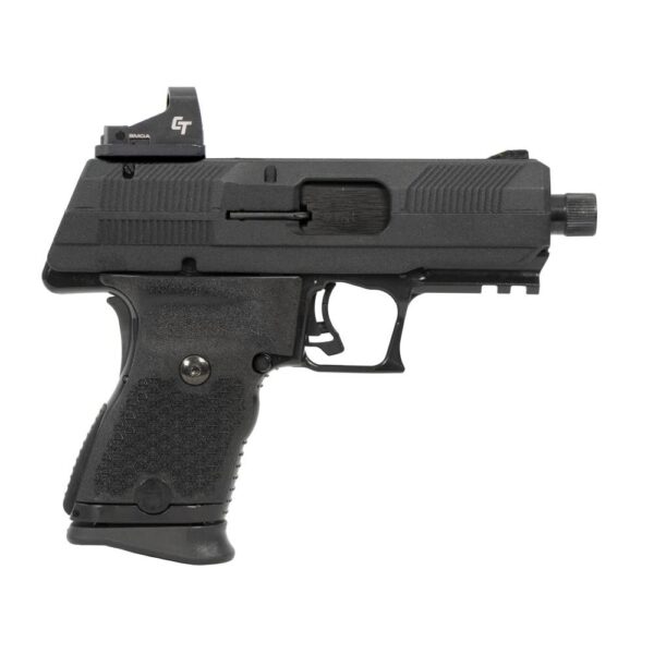 Hi Point Yeet Cannon Handgun 9mm Luger 10rd Magazine 4.12" Threaded Barrel Black with Crimson Trace Red Dot Sight - Precision Shot Firearms