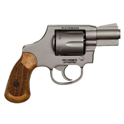 RIA M206 Spurless Matte Nickel Handgun .38 Spl 6rd Capacity 2" Barrel - Precision Shot Firearms