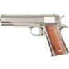 RIA GI Standard Full Size 1911 Nickel Handgun .38 Super 10rd Magazine 5" Barrel - Precision Shot Firearms