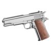 RIA GI Standard Full Size 1911 Nickel Handgun .38 Super 10rd Magazine 5" Barrel - Precision Shot Firearms
