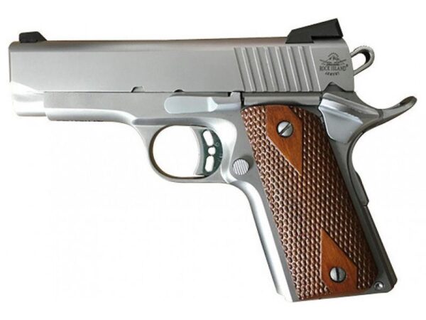 RIA Stainless Standard Handgun .45 ACP 7rd Magazine 3.63" Barrel CA Compliant - Precision Shot Firearms