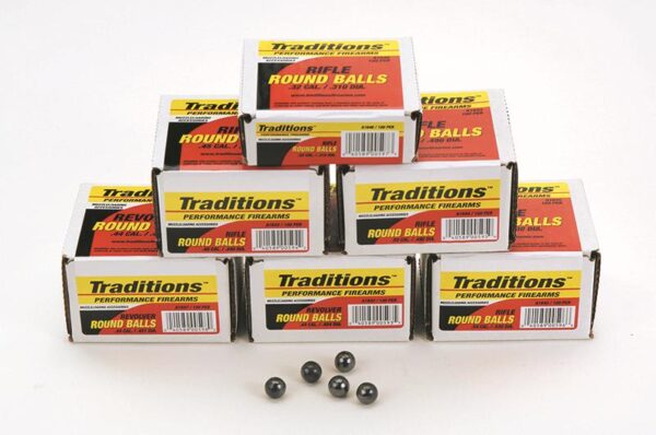 Traditions Muzzleloader Revolver Round Ball - Bulk Pack .44 cal 451" 140 gr 100/ct - Precision Shot Firearms