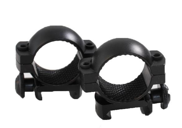 Traditions Aluminum Scope Rings fits Weaver Style Bases 1" Med - Matte Black - Precision Shot Firearms