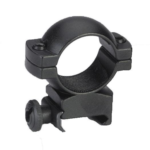 Traditions Aluminum Scope Rings fits Weaver Style Bases 1" High - Matte Black - Precision Shot Firearms