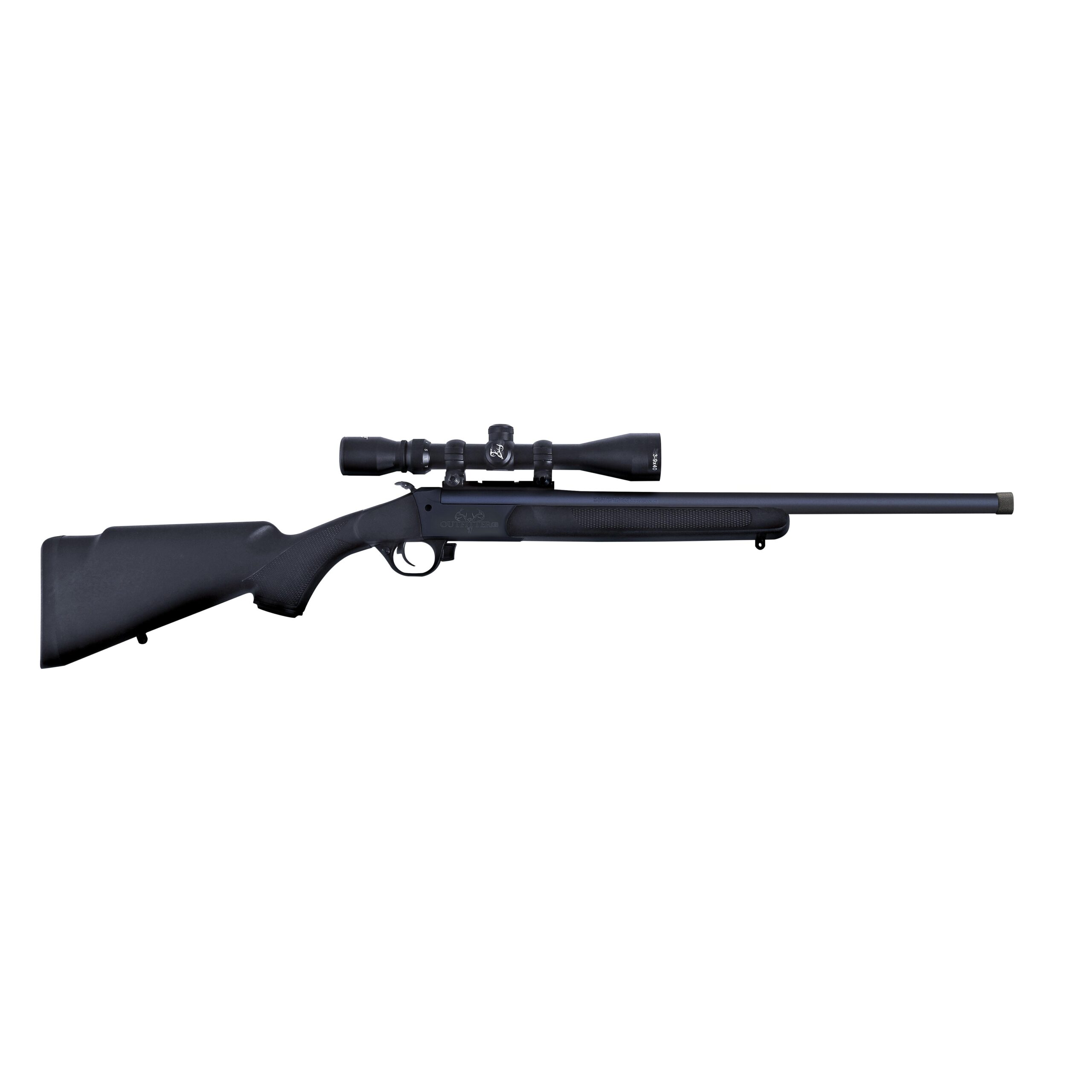 Traditions Outfitter G3 Rifle 45-70 Govt Single Shot 22" Barrel Synthetic Black Stock Elite XT Trigger 9x40 Duplex Scope - Precision Shot Firearms