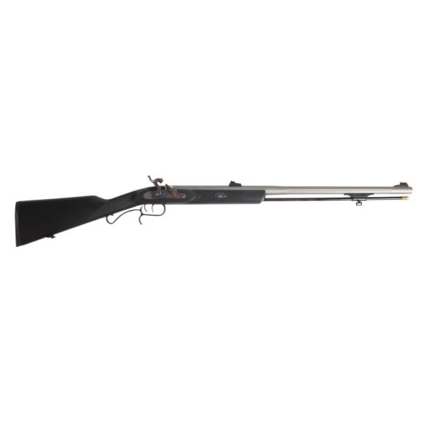 Traditions ShedHorn Sidelock Muzzleloader Rifle .50 Cal 26" Barrel Black SS Open Sights - Precision Shot Firearms