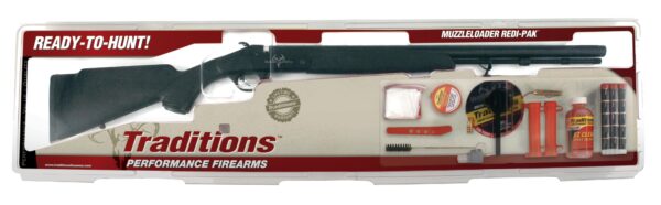 Traditions Redi-Pak Buckstalker XT Muzzleloader .50 cal Black/Blued - Precision Shot Firearms