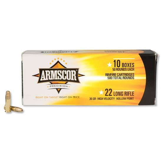 ARM 22LR 36GR HVHP Ammo 50 rounds - Precision Shot Firearms