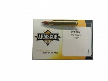 Armscor Rifle Ammunition .223 Rem 55 gr PSP 3050 fps 20/ct - Precision Shot Firearms
