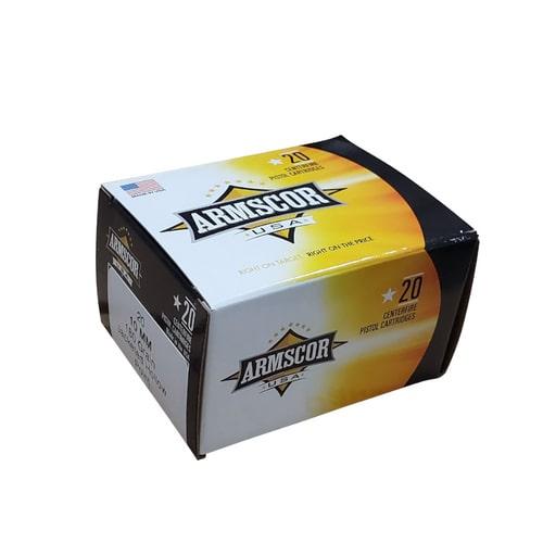 Armscor Handgun Ammunition 10mm Auto 180gr JHP 1143 fps 20/ct - Precision Shot Firearms