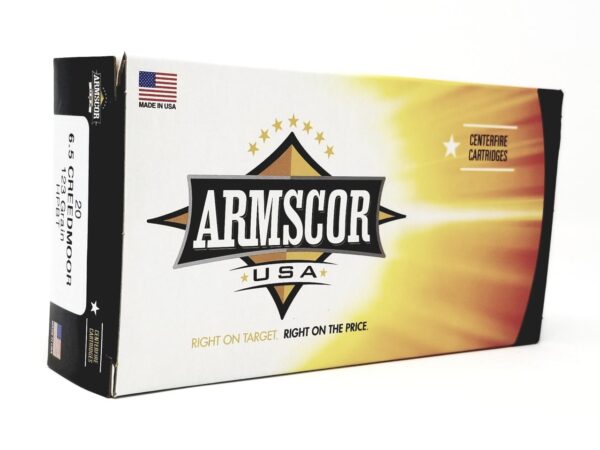 Armscor Rifle Ammunition 6.5 Creedmoor 123 gr HPBT 2750 fps 20/ct - Precision Shot Firearms