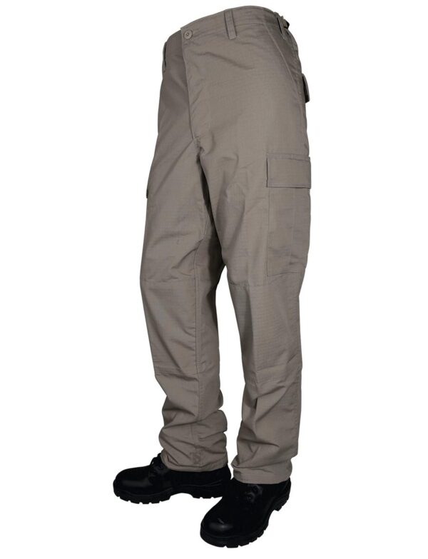 Tru-Spec BDU Basic Pants - 6.5oz. 65/35 Polyester Cotton Rip-Stop Zip Fly Closure Khaki Medium - Precision Shot Firearms