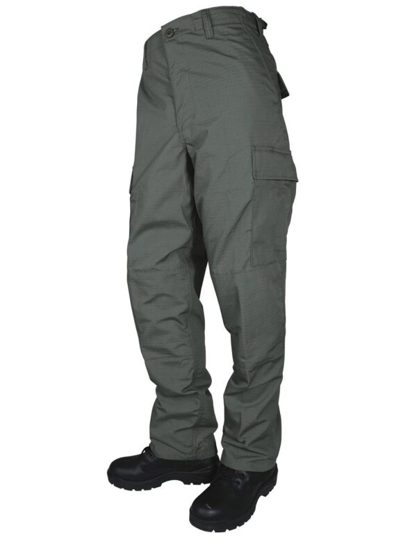 Tru-Spec BDU Basic Pants - 6.5oz. 65/35 Polyester Cotton Rip-Stop Zip Fly Closure Olive Drab Medium - Precision Shot Firearms